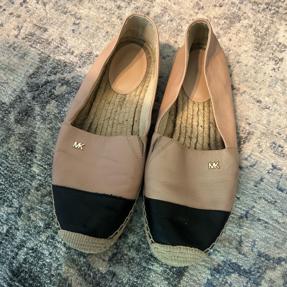 Michael Kors Women's Black and Tan Espadrilles